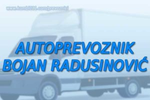 autoprevoznik bojan radusinović zemun selidbe prevoz kombi